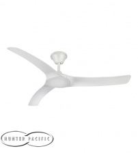 Hunter Pacific Aqua 52" DC IP66 Ceiling Fan with Remote - White